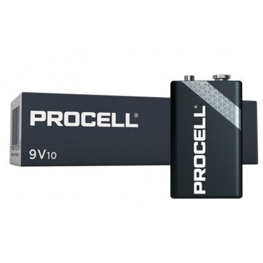 Afbeeldingen van Duracell Industrial Alkaline 9V10-batterij 6LR61