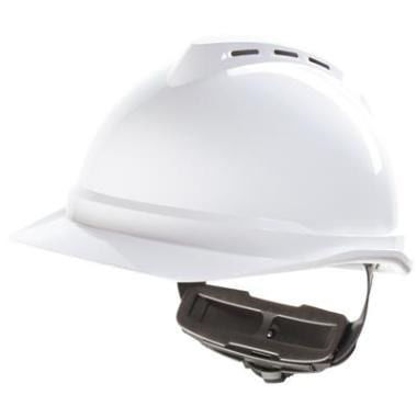 Afbeeldingen van MSA V-Gard 500 v-helm ABS geventileerd Fas Trac