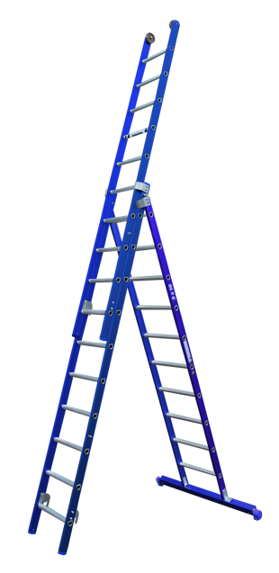 Afbeeldingen van ASC XD ladder 3-delig met balk