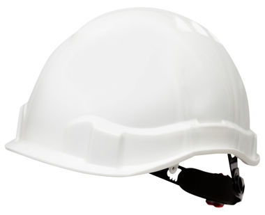 Afbeeldingen van M-Safe v-helm PE 6030 korte klep wit