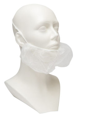 Afbeeldingen van Oxxa baardmasker PP wit per 100 stuks