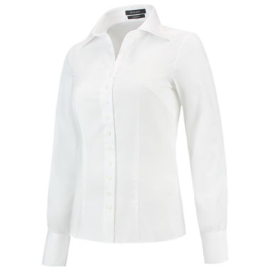 Afbeeldingen van TC dames blouse Slim LM 705003 wit 38