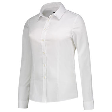 Afbeeldingen van TC dames blouse Slim LM 705016 wit 40