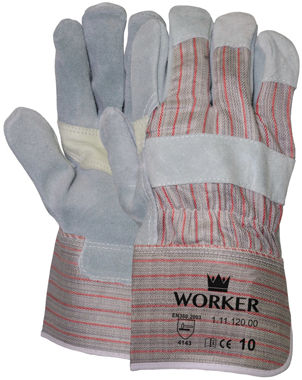 Afbeeldingen van A-kwaliteit splitlederen handschoen met