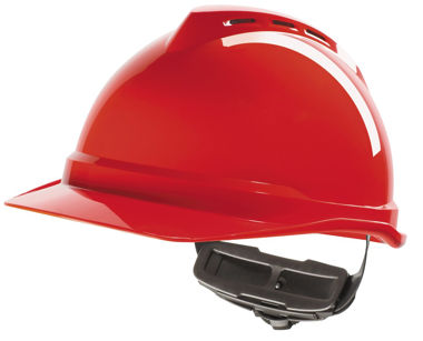 Afbeeldingen van Msa helm v-gard 500 fas-trac rood