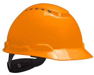 Afbeeldingen van 3m helm oranje + draaiknop hdpe h700nor