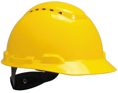 Afbeeldingen van 3m helm geel met draaiknop hdpe h700ngu