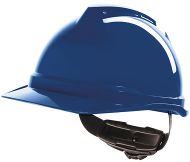Afbeeldingen van Msa helm v-gard 500 ongev.fas-trac blauw