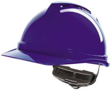Afbeeldingen van Msa helm v-gard 500 fas-trac blauw