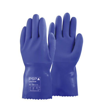 Afbeeldingen van 40-400 Chemical PVC Blue Werkhandschoen