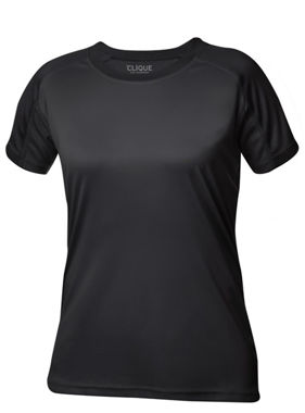Afbeeldingen van Active-T Ladies T-shirt zwart m