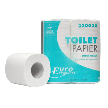 Afbeeldingen van Toiletpapier cellulose 2L 200 vel 12x4