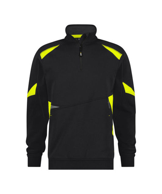 Afbeeldingen van Dassy Aratu sweater zwart/geel L