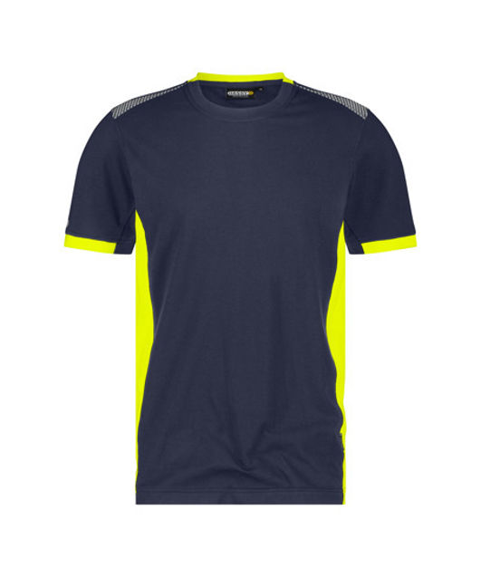 Afbeeldingen van Dassy Tampico T-shirt blauw/geel XL