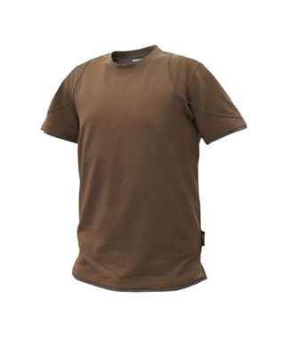 Afbeeldingen van Dassy T-shirt Kinetic leem/grijs XL