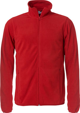 Afbeeldingen van Basic micro fleece jacket rood 2XL